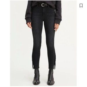 Levi’s Don't give a Fringe 721 High Rise Skinny Jean size 25 (stretchy)